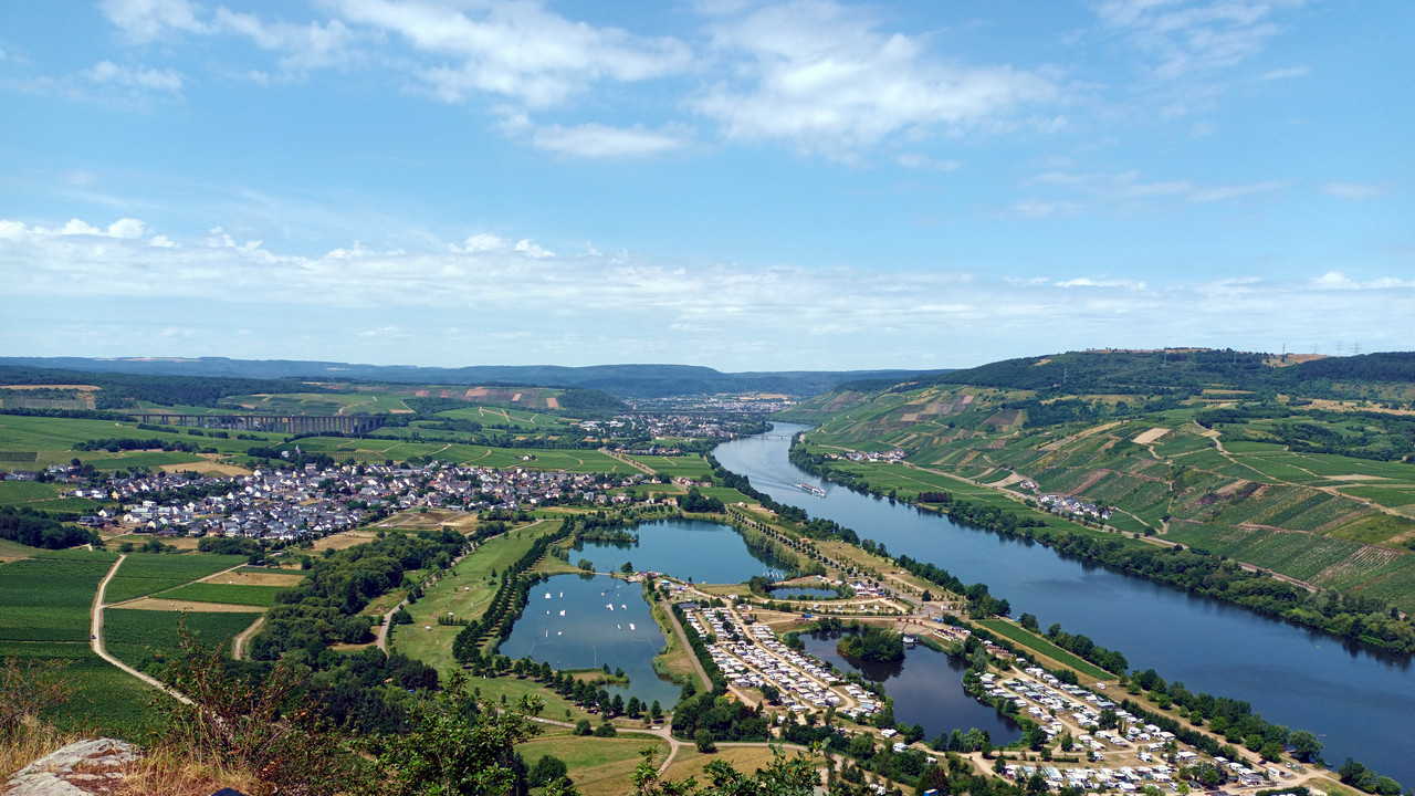 Luftaufnahme des Triolago