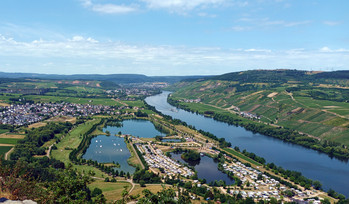 Luftaufnahme des Triolago