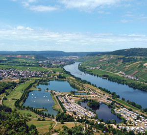 Luftaufnahme des Triolago