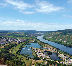 Luftaufnahme des Triolago