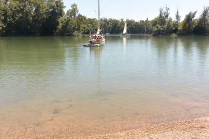 Segelboot auf dem See