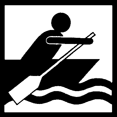 Rudern auf dem Gewässer erlaubt